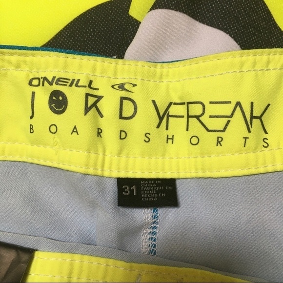 O’NEILL Jordy Smith Jordy Freak Board Shorts 31” NEW - Picture 5 of 8